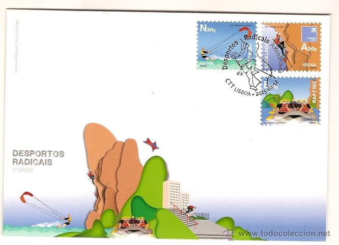 Timbres: Portugal & FDC Portugal & Desportos Radicais 2015