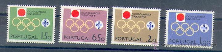 Timbres: Portugal ** & Jogos Ol&iacute;mpicos de T&oacute;quio 1964 (939)