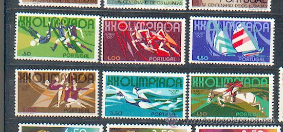 Timbres: Portugal ** & Jogos Ol&iacute;mpicos Munique 1972 (1158