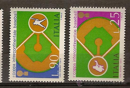 Selos: Italia ** & 1 COPA INTERCONTINENTAL DE BASEBALL  1973 (1411)