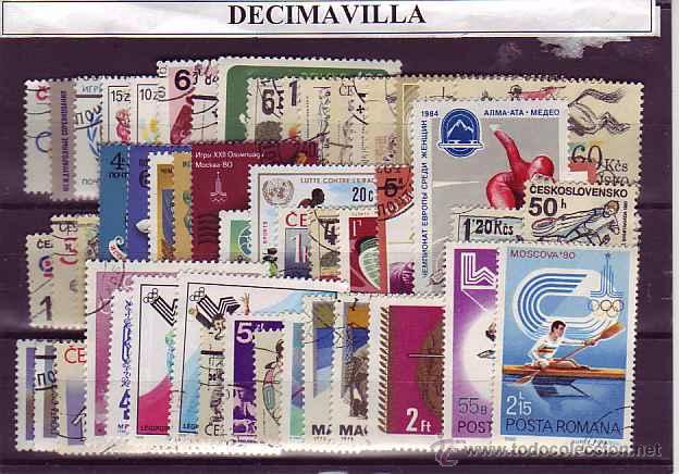 Selos: DEPORTES, 50 USADOS Y DIFERENTES, L55