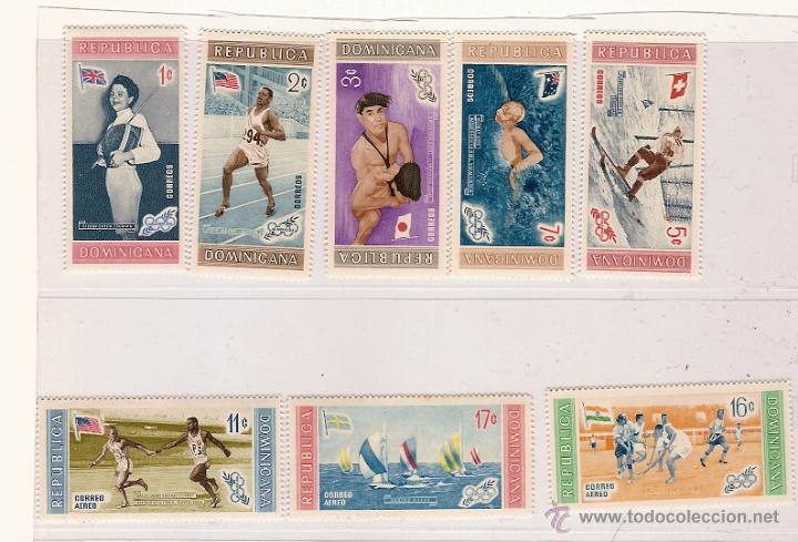Selos: Rep. Dominicana ** & Jogos Ol&iacute;mpicos, Lendas 1958 (660)