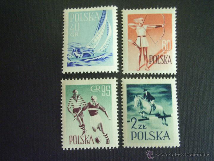 Selos: POLONIA N&ordm; YVERT 952/5*** A&Ntilde;O 1959. DEPORTES