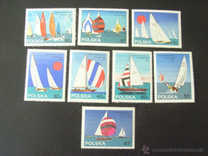 Briefmarken: POLONIA N&ordm; YVERT 1440/7*** A&Ntilde;O 1965. CAMPEONATO DEL MUNDO  DE VELA, CLASE FINN