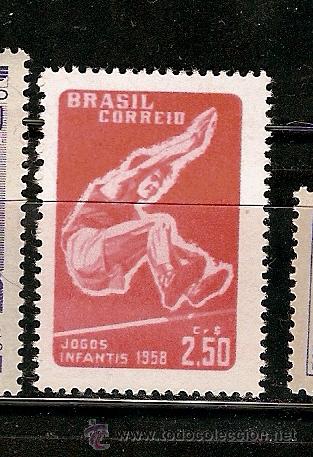Briefmarken: Brazil * & Ni&ntilde;os, Juegos de 1958 (647)