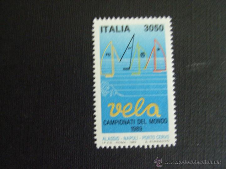 Briefmarken: ITALIA N&ordm; YVERT 1807*** A&Ntilde;O 1989.CAMPEONATO DEL MUNDO DE VELA, EN ALASSIO