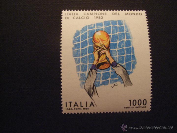 Briefmarken: ITALIA N&ordm; YVERT 1542*** A&Ntilde;O 1982. ITALIA, CAMPEONA DEL MUNDIAL DE FUTBOL 1982.