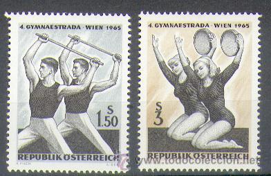 Sellos: &Aacute;ustria ** & Gin&aacute;stica (1026) - Foto 1