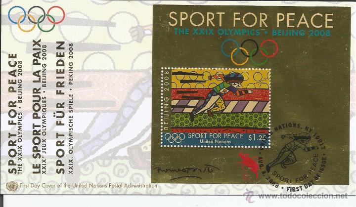 Briefmarken: United Nations 2008 - Sport For Peace FDC - First day cover