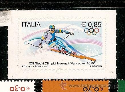 Briefmarken: Italia ** & XXI Juegos Ol&iacute;mpicos de Invierno, Vancouver, 2010 (3204)