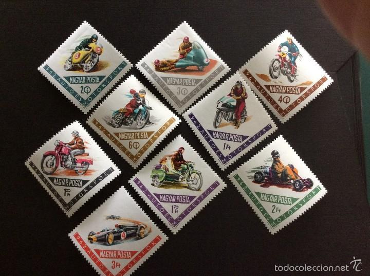 Briefmarken: HUNGRIA N&ordm; YVERT 1530/8*** A&Ntilde;O 1962. DEPORTE. MOTOCICLISMO Y AUTOMOVILISMO