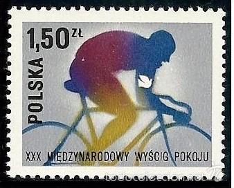Selos: POLONIA 1977 - DEPORTES - CICLISMO - YVERT N&ordm; 2333