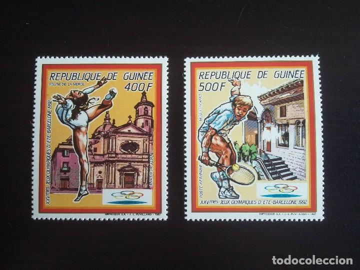 Timbres: REPUBLICA GUINEA - JUEGOS OLIMPICOS - OLYMPIC GAMES BARCELONA 92 - YVERT N&ordm; A225/226 **MNH - GIMNASI