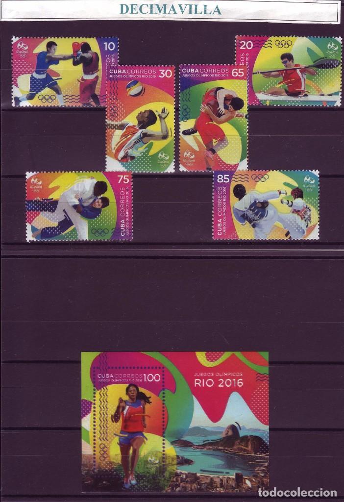 Sellos: CUBA, RIO 2016, DEVE066 - Foto 1