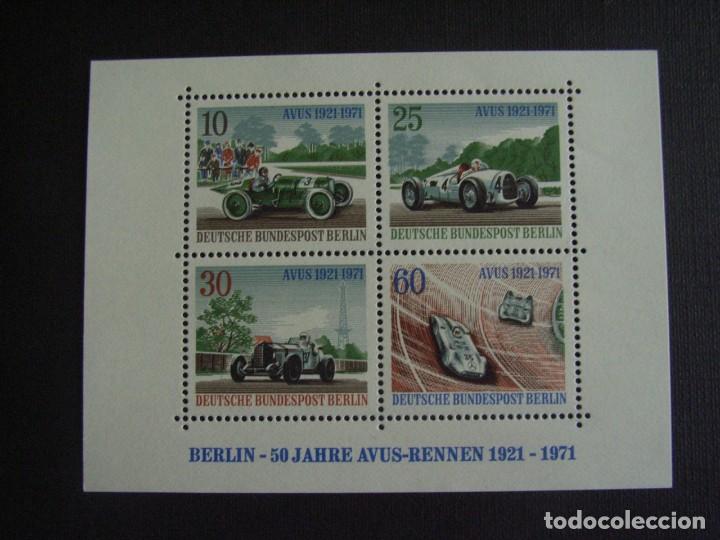 Timbres: ALEMANIA BERLIN, N&ordm; YVERT HB 3*** A&Ntilde;O 1971. 50 ANIV. CARRERAS AUTOMOVILISTICAS AVUS