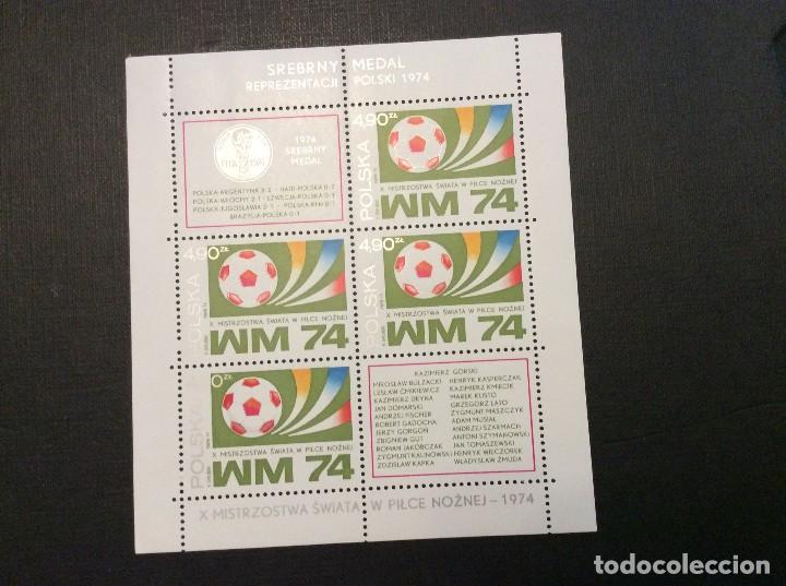 Timbres: POLONIA N&ordm; YVERT HB 66*** A&Ntilde;O 1974, 3&ordm; PLAZA EN EL CAMPEONATO MUNDIAL DE FUTBOL