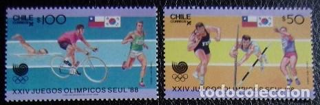 Timbres: CHILE - IVERT 435/36 NUEVA ** SIN CHARNELA - JJ.OO MONTREAL 76 (S083)