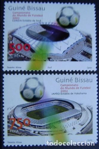 Timbres: GINEA BISSAU - IVERT 1037/38 NUEVA ** SIN CHARNELA - CAMP. MUNDIAN FUTBOL 2002 (S086)