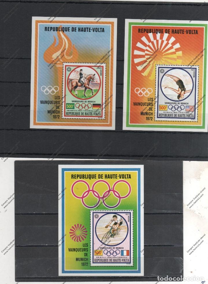 Timbres: HAUTE VOLTA N&ordm;   HB 5A AL 5C (**)