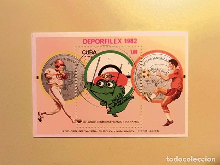 Timbres: DEPORFILEX 1982 - XIV JUEGOS CENTROAMERICANOS Y DEL CARIBE - F&Uacute;TBOL - BEISBOL