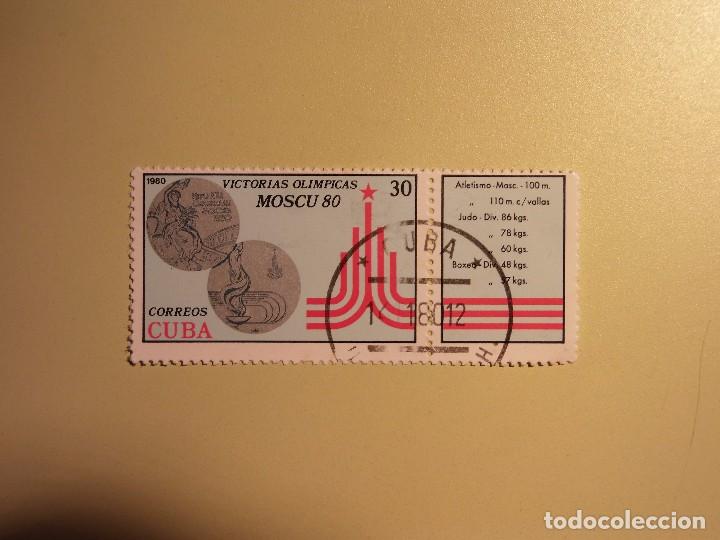 Timbres: Juegos Ol&iacute;mpicos de Mosc&uacute; 1980 - LOGOTIPO