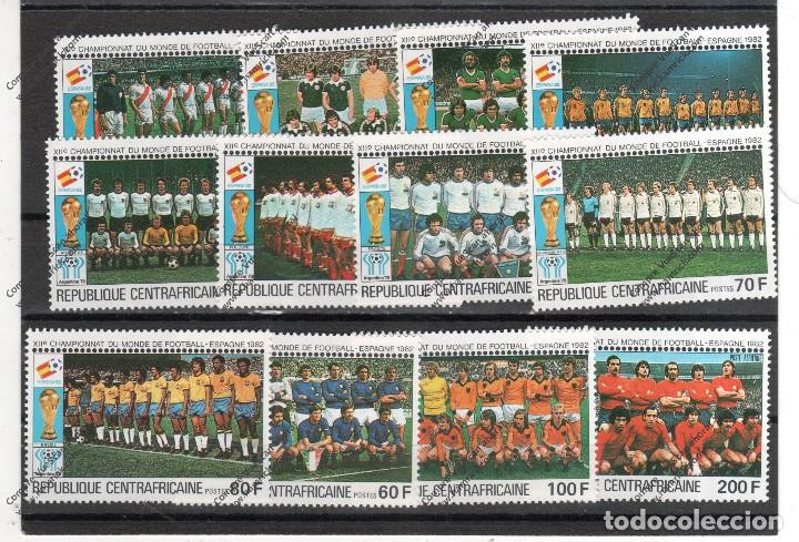 Sellos: Centrafricaine n&ordm; 435 al444 y ae234 al 235 (**)