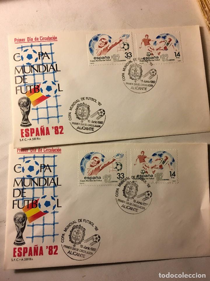 Selos: RM401 CARTA SELLO SELLOS SOBRE 1ER DIA CIRCULACION COLECCION COPA MUNDIAL FUTBOL 1982