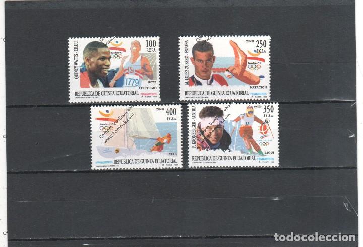 Selos: Guinee Equatoriale  N&ordm; 292 al 295 (**)