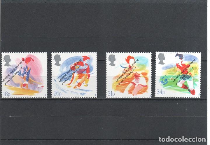 Sellos: Grande  Bretagne n&ordm; 1307 al 1310(**)