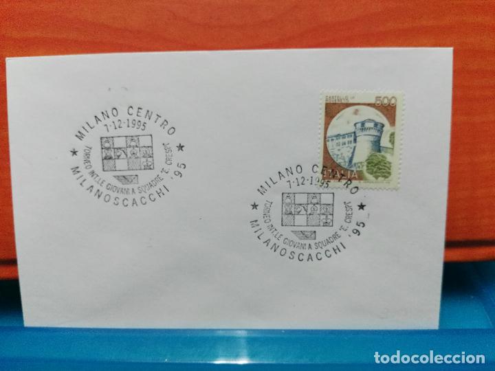 Selos: AJEDREZ. ITALIA. TORNEO INTERNACIONAL DE AJEDREZ MILAN. 07-12-1995