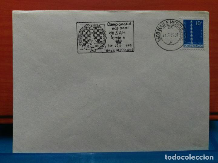 Timbres: AJEDREZ. CAMPEONATO NACIONAL DE AJEDREZ FEMENINO 1985. PIEZAS DE AJEDREZ