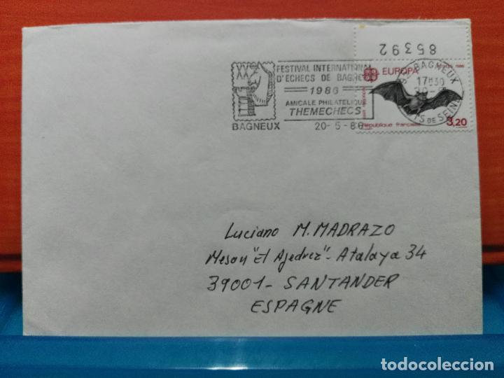 Timbres: AJEDREZ. FRANCIA. XX FESTIVAL INTERNACIONAL DE AJEDREZ DE BAGNEUX. 20-05-1980