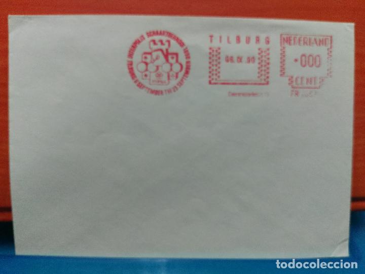 Timbres: AJEDREZ.HOLANDA. FRANQUEO MECANICO. MUESTRA. TORNEO INTERNACIONAL DE TILBURG 1990