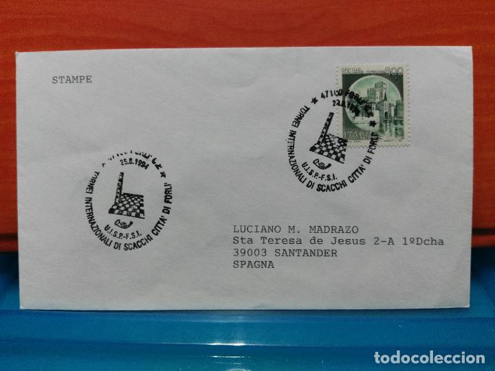 Timbres: AJEDREZ. ITALIA. TORNEO INTERNACIONAL DE AJEDREZ CIUDAD DE FORLI. 25-08-1994