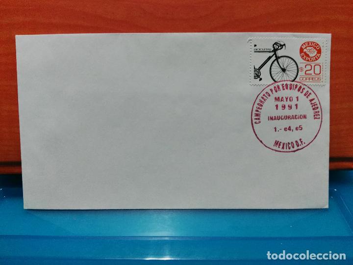 Timbres: AJEDREZ. M&Eacute;XICO. CAMPEONATO POR EQUIPOS DE AJEDREZ. APERTURA ABIERTA INAUGURACI&Oacute;N. M&Eacute;XICO DF 1991