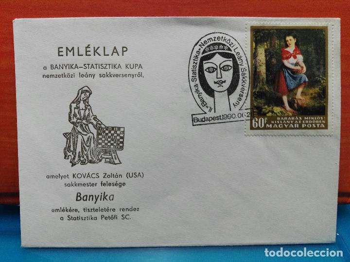 Timbres: AJEDREZ. HUNGR&Iacute;A.TORNEO DE AJEDREZ 1990