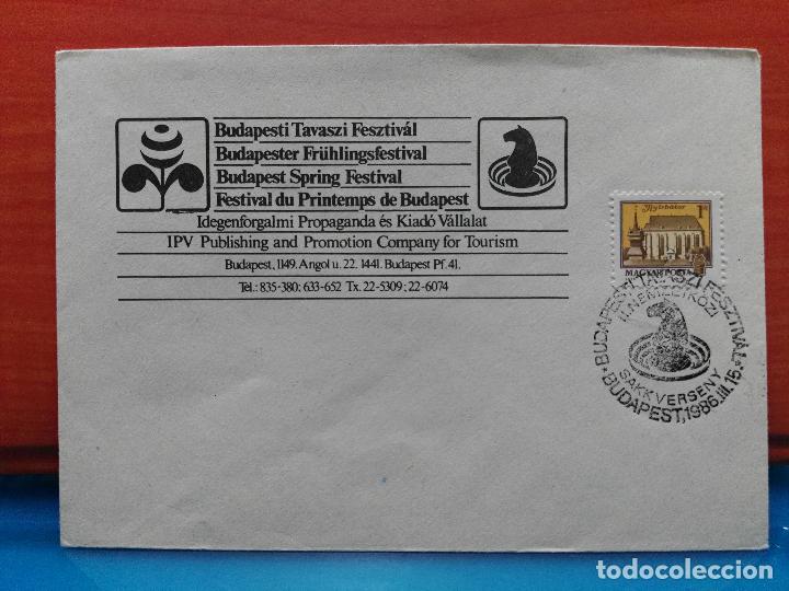 Timbres: AJEDREZ. HUNGRIA. FESTIVAL DE PRIMAVERA DE BUDAPEST. TORNEO DE AJEDREZ. 1986
