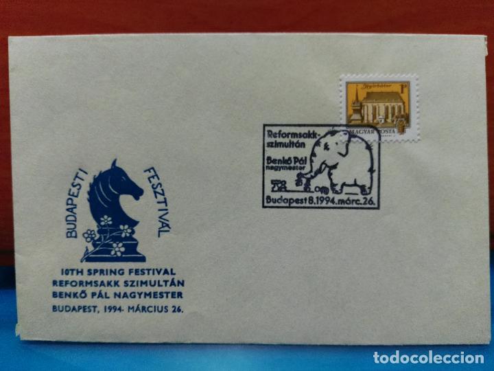 Timbres: AJEDREZ. HUNGR&Iacute;A. FESTIVAL DE PRIMAVERA.SIMULTANEAS POR PAL BENK&Oacute;. BUDAPEST 1994