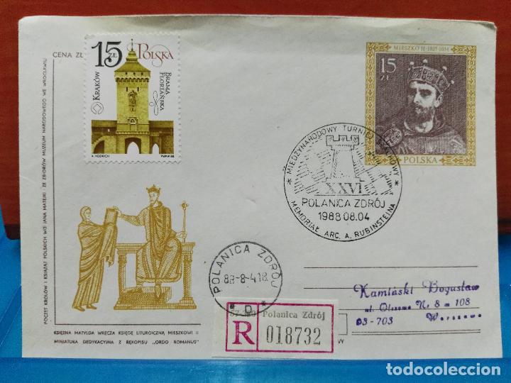 Timbres: AJEDREZ. POLONIA. XXVI TORNEO INTERNACIONAL DE AJEDREZ . POLANICA ZDROJ 04-08-1988. TORRE