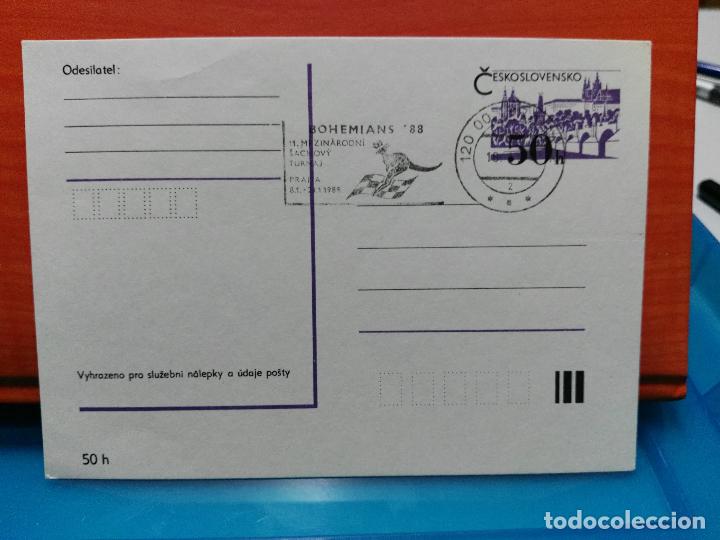 Timbres: AJEDREZ. CHECOSLOVAQUIA. 11 TORNEO INTERNACIONAL DE AJEDREZ BOHEMIANS 88. PRAGA 10-01-1988