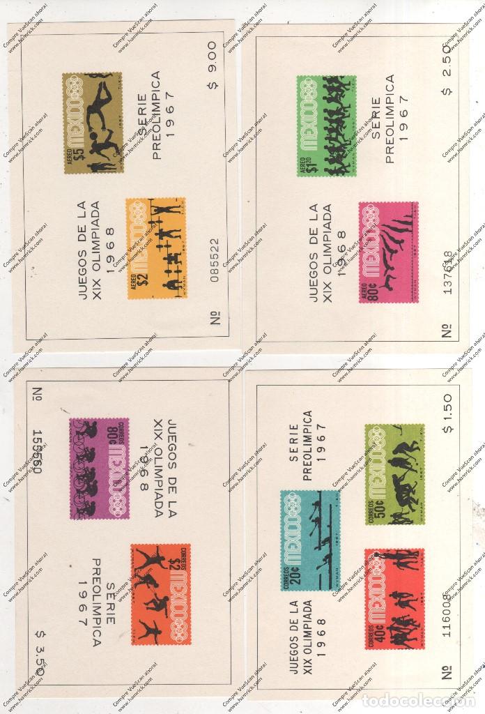 Sellos: Mexique n&ordm; hb 11 al 14 (**)