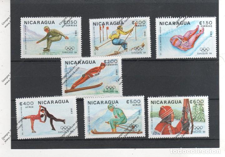 Sellos: NICARAGUA N&ordm; 1282 al 1285 y a 1030 al1032  (**)