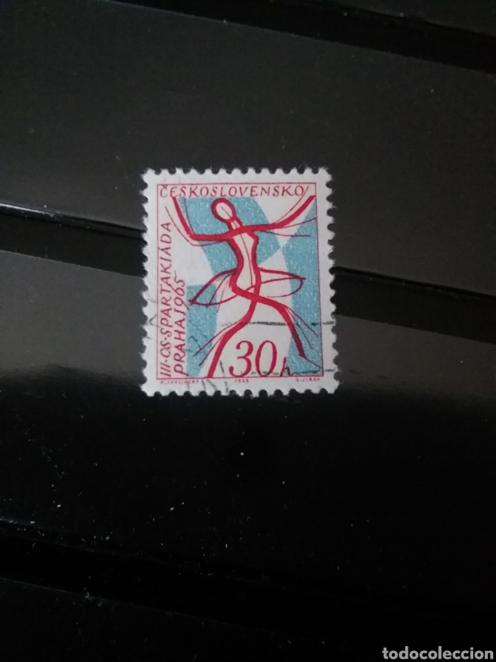 Sellos: Sellos de Checoslovaquia mtdos (usados).1965. Espartaquiada. Ritmica. Baile. Danza. Juegos.