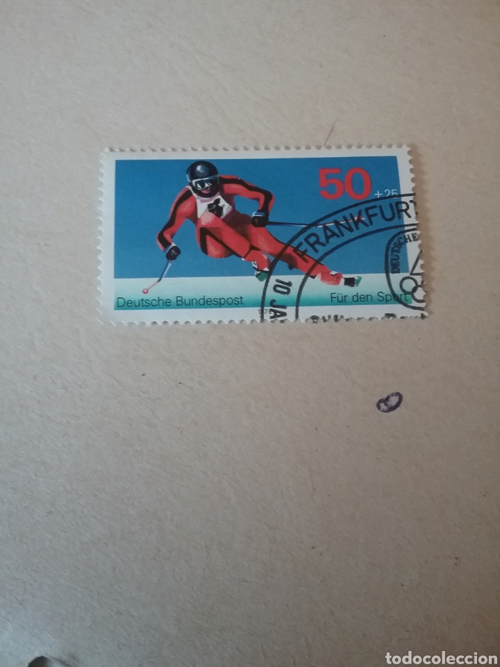 Timbres: Sellos Alemania, R. Federal mtdos/1978/ Pro-deporte/esqui alpino/juegos/atletas/nieve/