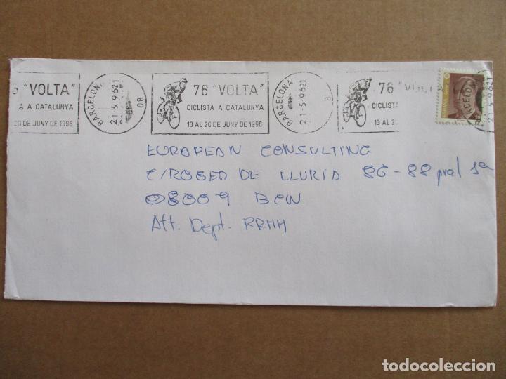 Timbres: CIRCULADA 1996 DE BARCELONA A BCN RODILLO 76 VOLTA CICLISTA A CATALUNYA