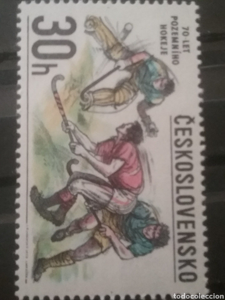 Sellos: Sellos R. Checoslovaquia nuevos/1978/Juegos/Hokey/hierba/Atletas/Aniversario/pedorte/palo/