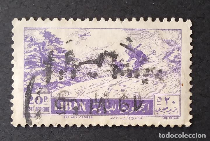 Sellos: 1955 L&iacute;bano Esqu&iacute; en el L&iacute;bano - Foto 1