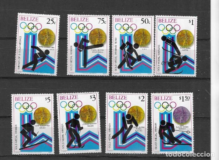 Sellos: BELIZE N&ordm; 487 AL 494 (*) - Foto 1