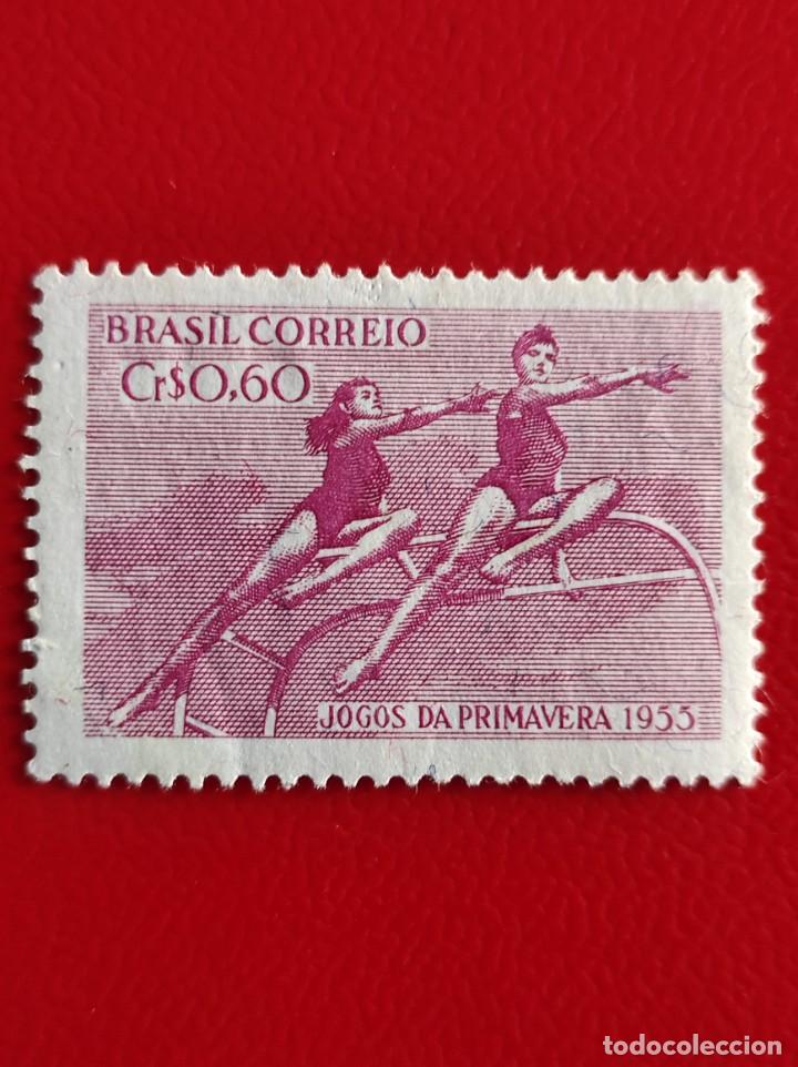 Sellos: 1955 Brasil* - Foto 1