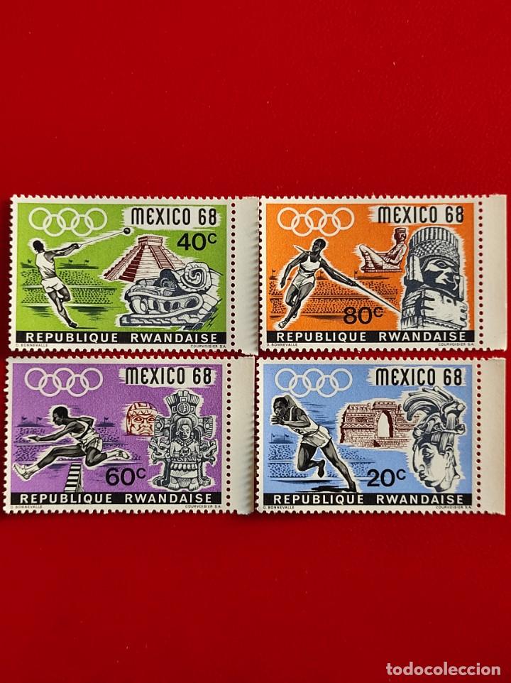 Sellos: 1968 Ruanda** - Foto 1